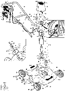 Exploded Diagram A Diagram and Parts List for LMM200 Type 1 Black and Decker Lawn Mower